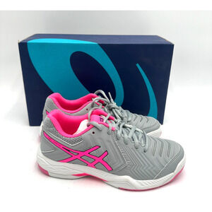 Asics GEL GAME 6 GREY/PINK/WHTE NEW Women's Tennis Shoes Size 5B US